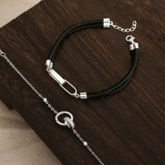 (Một Cặp) Bộ Vòng Tay Đôi Gắn Kết Eternity Love Nam Nữ - Trang Sức Cặp Đôi Ý Nghĩa - LDB28 + VYB29