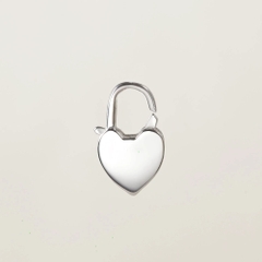 Mặt Dây Chuyền Bạc 925 Ổ Khoá Trái Tim Heart Lock - VSP500
