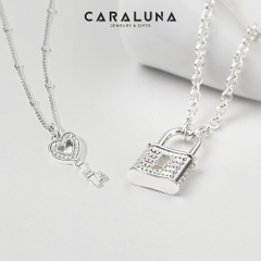 Cặp Dây Chuyền Đôi Nam Nữ Ổ Khóa Chìa Khóa Tình Yêu - VYN68-VYN59