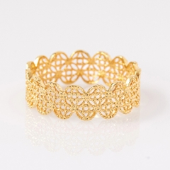 Nhẫn Kim Tiền Bạc 925 Mạ Vàng 18K - VCR18