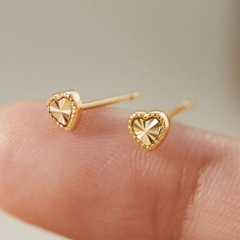 Quà Tặng 8/3 (1 Cái) Khuyên Tai Bạc 925 Trái Tim Nhỏ - ODE249