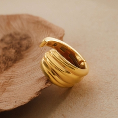 (1 Cái) Khuyên Tai Earcuff Bạc 925 Dáng Bold Nắp Bật Cao Cấp - ODE463-L