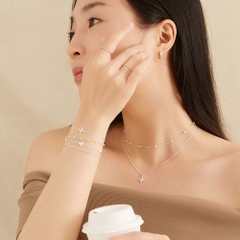 Lắc Tay Bạc 925 Dây Xích Bi Classic - Beaded Chain - VCB25
