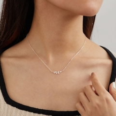 Dây Chuyền Bạc 925 Lá Nguyệt Quế Đính Đá Laurel Necklace - VCN21