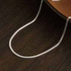 Dây Chuyền Bạc 925 Dây Xích Classic - Flat Chain - VCN25