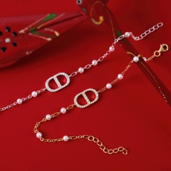 Vòng Tay Bạc 925 Ngọc Trai Tự Nhiên Phối Đá Xen Kẽ Luxury Pearls - VUB01