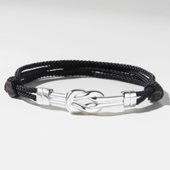 Vòng Tay Bạc 925 Nút Thắt Gắn Kết Cho Nam Love Knot - VYB47
