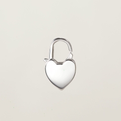 Mặt Dây Chuyền Bạc 925 Ổ Khoá Trái Tim Heart Lock - VSP500