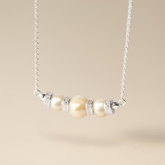 Set Quà Tặng Trang Sức Bạc Cao Cấp - Set 2 Món - Ngọc Trai Tự Nhiên Phối Đá Luxury Pearls - VUN502 & VUE507
