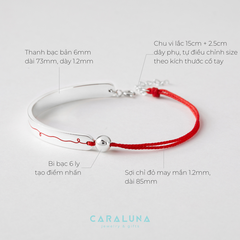(Một Cặp) Bộ Vòng Tay Đôi Gắn Kết Lucky Love Nam Nữ - Trang Sức Cặp Đôi Ý Nghĩa - VYB42 & VYB43