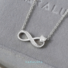 Dây Chuyền Bạc 925 Vô Cực Đính Đá Mãi Yêu - Forever Love - VYN08