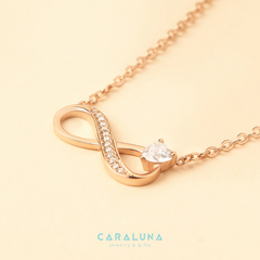 Dây Chuyền Bạc 925 Vô Cực Đính Đá Mãi Yêu - Forever Love - VYN08