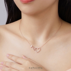 Quà Tặng 8/3 Dây Chuyền Bạc 925 Trái Tim Vô Cực Đính Đá Tình Yêu Vĩnh Cửu - Infinite Love - VYN11