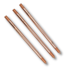 Cọc Tiếp Địa Thép Mạ Đồng Ram Ratna - D16x2,4m
