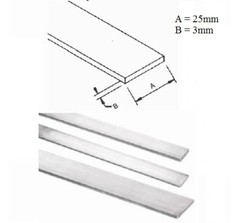 Băng nhôm tiếp địa 25x3mm