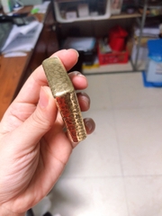 Bật Lửa Zippo Armor Vỏ Dầy, KHẮC CHÌM 5 MẶT HÌnh  BÁO GẤM  RUỘT VÀNG - PHIÊN BẢN ARMORR VỎ DẦY