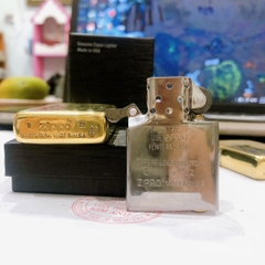 Bật lửa Zippo Brass, Armor vỏ dầy khắc chìm cẩn xà cừ mẫu CowGirl, vỏ đồng ruột thép không gỉ