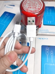 Bộ sạc nhanh OPPO VOOC R17, 5V-4A Chân Type C - Hàng Zin Máy