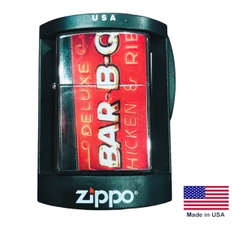 Bật lửa Zippo Mỹ in sơn chủ đề Bar - B- Q Deluxe Hicken, Hàng chính hãng