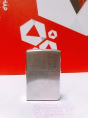 Bật lửa, hộp quẹt Zippo Mỹ Lacke bạc FOREVER LASTING, khắc ăn mòn full nắp, Hàng chính hãng
