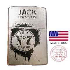 Bật lửa Zippo Mỹ in sơn JACK N07, Hàng chính hãng