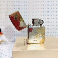 Hộp quẹt, bật lửa CHIEF chính hãng, khắc laser chủ đề ORIGIN LIMITED, vỏ bằng đồng bền bỉ sáng bóng theo thời gian