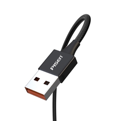 Dây sạc  nhanh Pisen USB-A to L Super Mini  1200mm (L-Game ) 2.4A, model: AL27-1200 - Hàng chính hãng, bảo hành 24 tháng