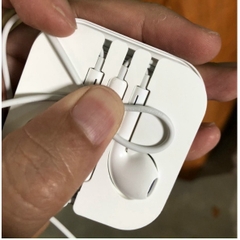 Tai nghe Iphone chân cắm 3,5ly main lưới xanh đen, mã Zin418 loại tốt