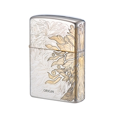 Hộp quẹt, bật lửa CHIEF chính hãng, khắc laser chủ đề ORIGIN LIMITED, vỏ bằng đồng bền bỉ sáng bóng theo thời gian