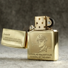 Bật lửa Zippo Mỹ Tướng MacARTHUR, Cam kết hàng chính hãng có giấy Hải quan gửi kèm đơn hàng