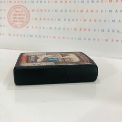 Hộp quẹt Zippo Brass MỸ chủ đề GGB-tem, hàng chính hãng có giấy nhập khẩu gửi kèm theo đơn hàng