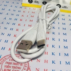 Dây sạc LI-TOP LX33 chân Type C (hộp giây), dòng điện 5V- 3A, Kim Ánh cho dùng thử 30 ngày, bảo hành chính hãng 12 tháng
