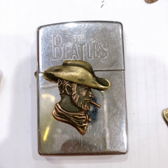 Eblem Zippo Mỹ chủ đề Cowboy Chuẩn Zin Đồng thau Solid Brass, và đồng đỏ Copper