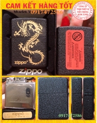 BẬT LỬA ZIPPO RỒNG ĐEN BỤI