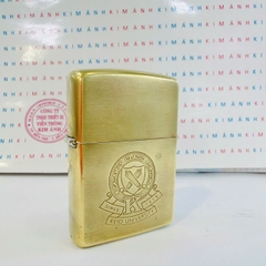 ZIPPO MỸ BRASS KHẮC ĂN MÒN CALAMVS CLADIO FORTIOR- ĐÁY LỒI 1993
