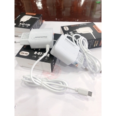 Sạc liền dây Hammer 1.2A, 2 CỔNG USB, Có đèn Led, Hàng Chính Hãng, bảo hành 12 tháng
