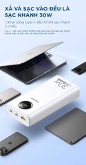 Pin sạc dự phòng PISEN QUICK Power Cube 20000mAh, công suất 30W sạc nhanh hai chiều - Hàng chính hãng