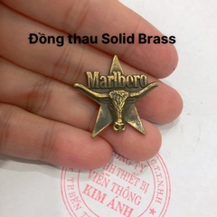 Eblem Zippo Mỹ chủ đề Đầu bò, Chuẩn Zin Đồng thau Solid Brass