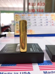 Bật lửa Zippo Mỹ High Polished Brass chủ đề các LoGo Quân Sự Mỹ