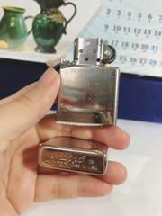 BẬT LỬA ZIPPO MỸ Platinum Plate- Mạ Bạch Kim, khắc ăn mòn hoa văn Ý, Hàng chính hãng