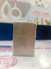 Bật lửa Zippo Mỹ Lacke Bạc khắc ăn mòn full nắp Sine 1932 Hàng chính hãng