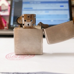 Bật lửa Zippo Mỹ lacke bạc khắc ăn mòn full nắp chủ đề Since 1932, Zippo for the light of your life, hàng chính hãng