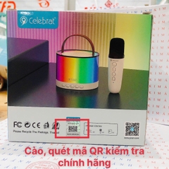 Loa Bluetooth Celebrat SP-18 kèm Micro hát Karaoke gia đình , âm thanh vòm, hàng chính hãng, cho dùng thử 30 ngày