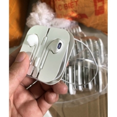 Tai nghe Iphone chân cắm 3,5ly main lưới xanh đen, mã Zin418 loại tốt
