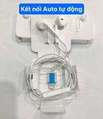 Tai nghe Iphone chân cắm Linghtning, kết nối auto tự động, loại linh kiện tốt nghe hay