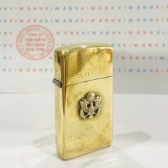 Bật lửa Zippo Slim Chu niên Quân Sự 32-91, cam kết hàng chính hãng có giấy nhập khẩu gửi kèm theo đơn hàng