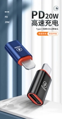 Đầu chuyển OTG ( Z41) truyền dữ liệu nhanh PD20W từ cổng TYPE C Sang L, giúp công việc của bạn hoàn thành nhanh chóng