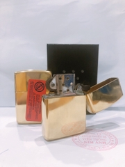 Bật lửa Zippo Armor vỏ dầy, khắc chìm xe Thuận Buồm Xuôi Gió màu vàng, Hàng loại 1 vỏ bằng đồng có tem đỏ