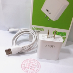 Bộ Sạc Siêu Nhanh 80W  Lecun C07, chân cắm TypeC, tương thích Oppo Realme Xiaomi Vivo Samsung, hàng hính hãng