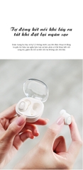 Tai nghe Bluetooth PISEN 60 True Wireless ( LV19JL ) màu trắng - Hàng chính hãng, bảo hành 18 tháng
